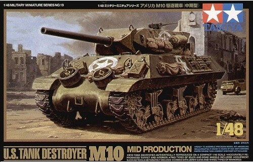 Tamiya 32519 - 1/48 WWII U.S. Tank Destroyer M10 Mid Production - New