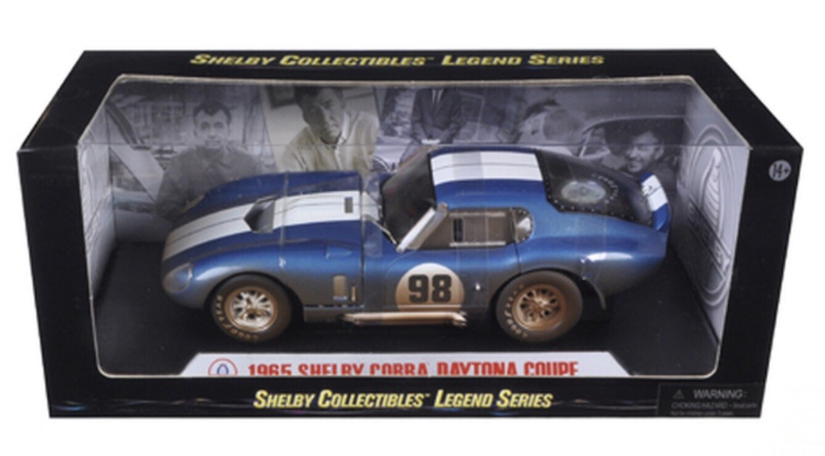 1965 SHELBY COBRA DAYTONA COUPE #98 DIRTY VERSION 1/18 SHELBY  display picture 1