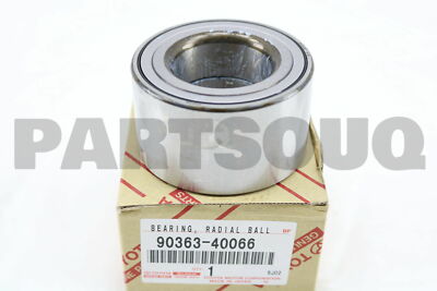 9036340066 Genuine Toyota BEARING (FOR FRONT AXLE HUB), RH/LH