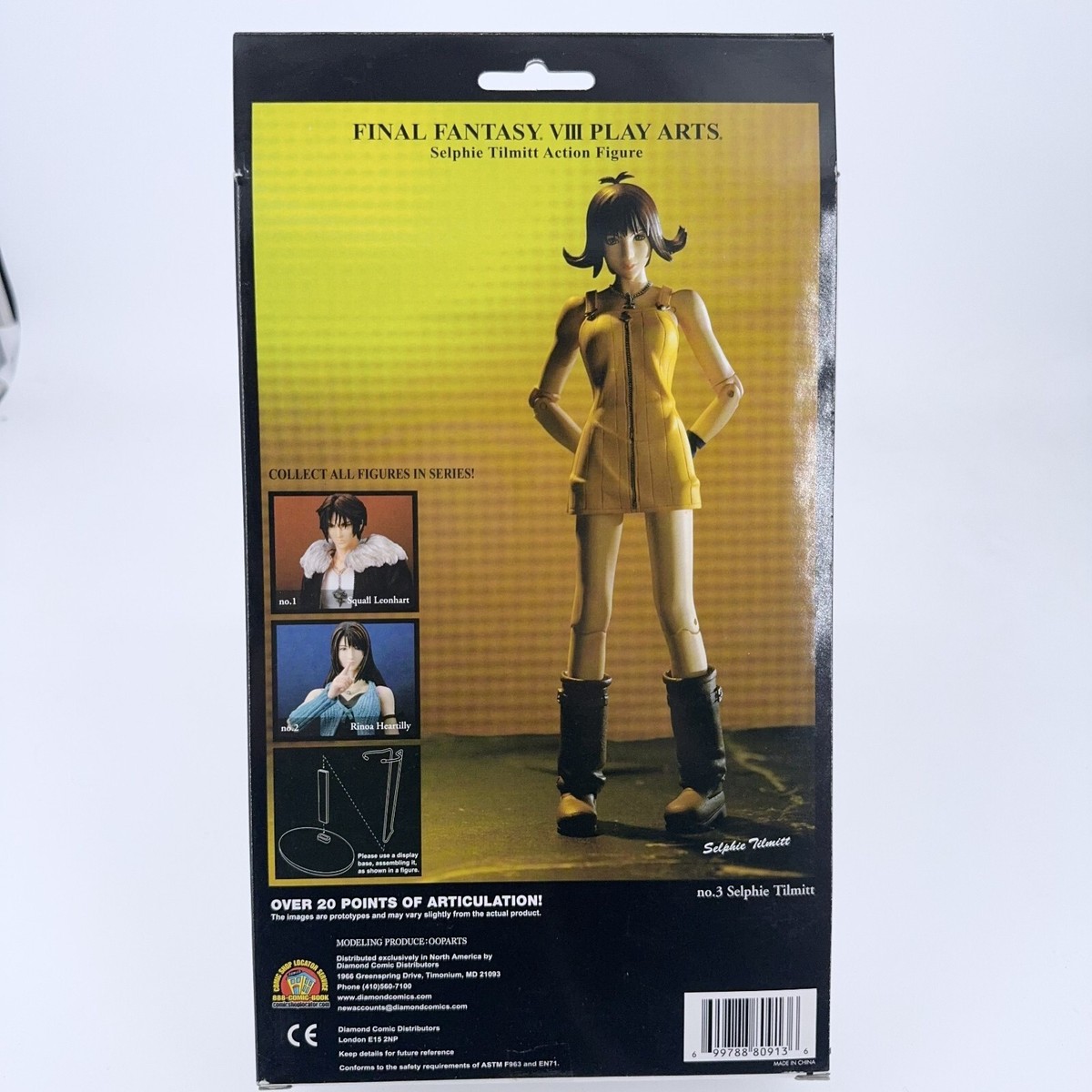 Final Fantasy VIII Play Arts Selphire Tilmitt No. 3 Action Figure
