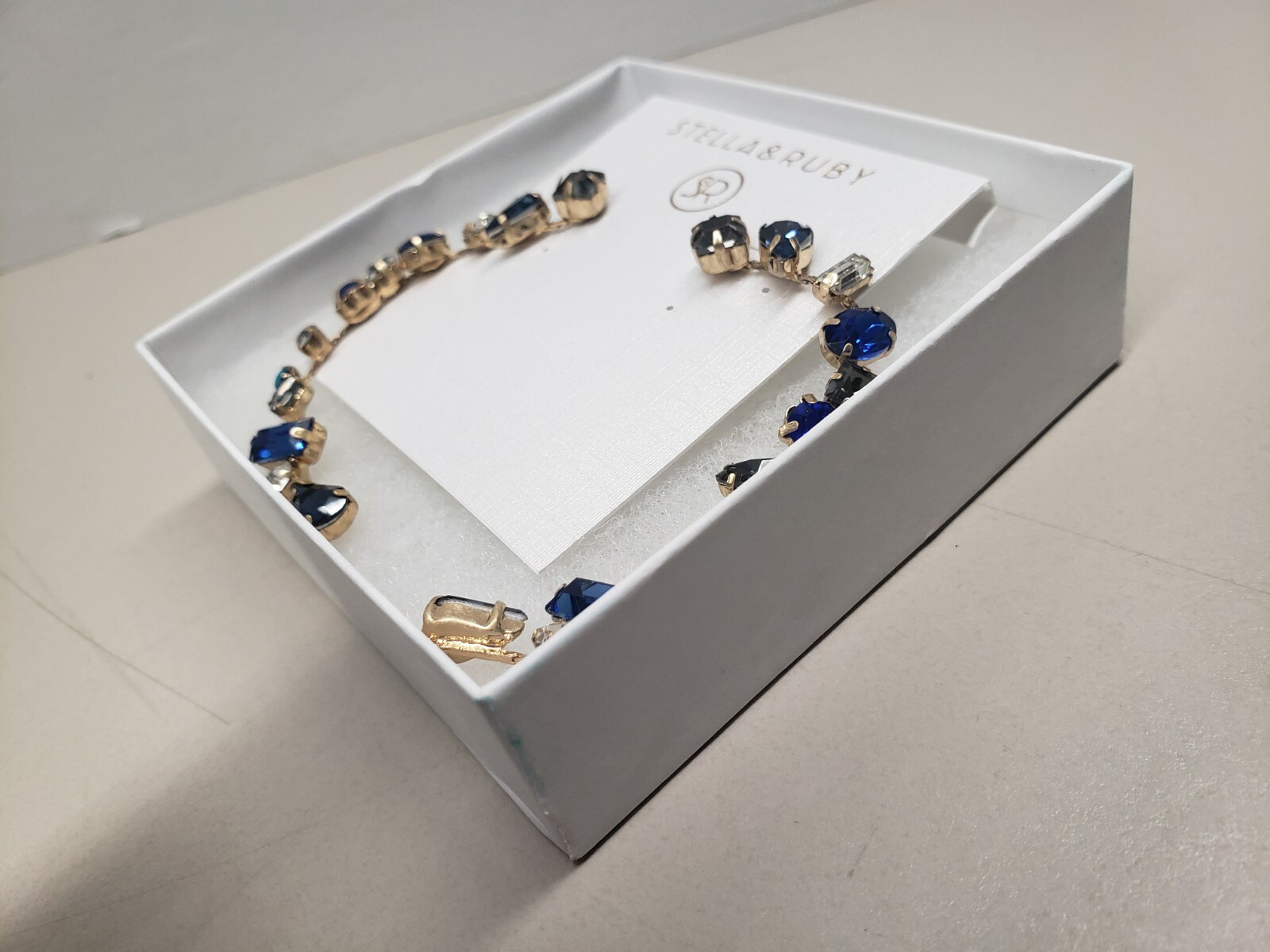 StellaAndRuby Linear Gem Earrings-Brass,Crystal B… - image 3