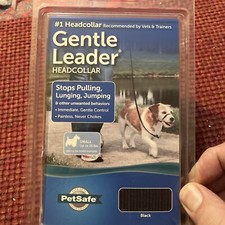 PetSafe Gentle Leader Headcollar No-Pull Dog Size Small Up To 25 Lb BLACK NEW