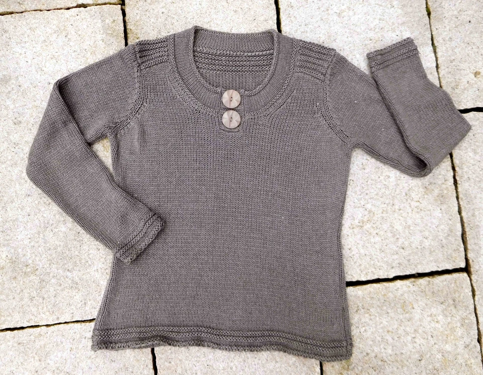 Edler passport Pulli Gr.38/40, dunkelbronze, Acryl + Viskose. SPENDENAKTION! - Bild 4 von 4