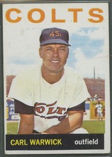 1964 Topps #179 Carl Warwick Houston Colt .45s