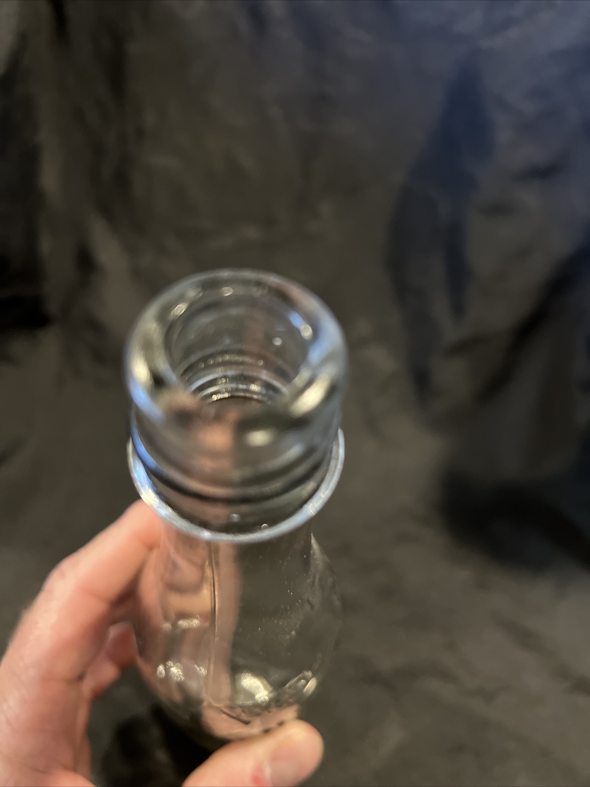 Vintage Antique PRIDE OF THE FARM TOMATO CATSUP Embossed Glass Bottle