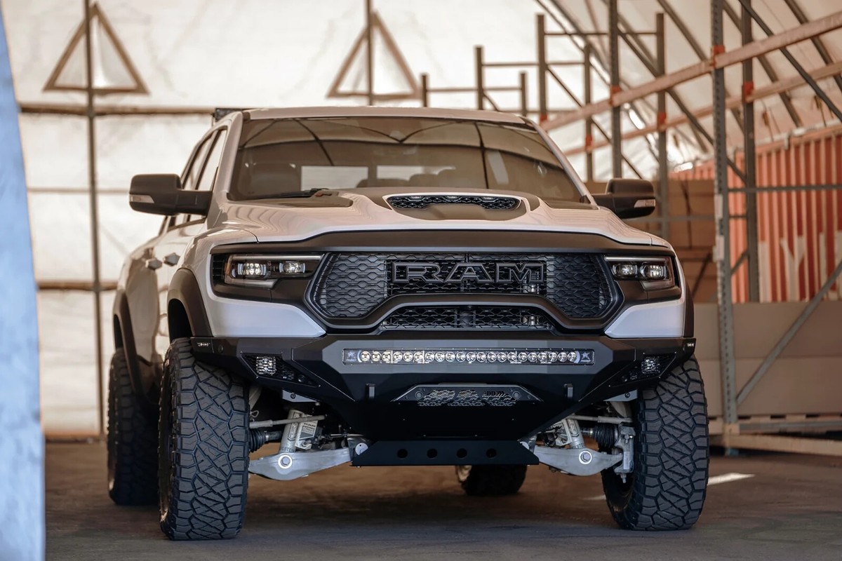 Addictive Desert Designs Fabricated Front Bumper for 2021-2023 RAM