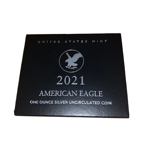 American Eagle 2021 W Uncirculated One Ounce Silver Coin 21EGN -In Hand