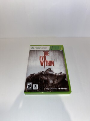 Evil Within Microsoft Xbox 360 Video Game Complete With Manual Unused Dlc