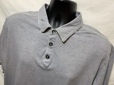 Tommy Bahama 100 Pima Cotton Gray Modem Fit SZ XL S/S