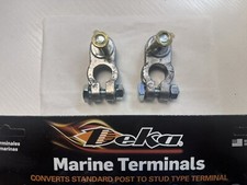 2 PC PACK MARINE DEKA Heavy-Duty Top Post Battery CABLE END Terminal #00149 USA