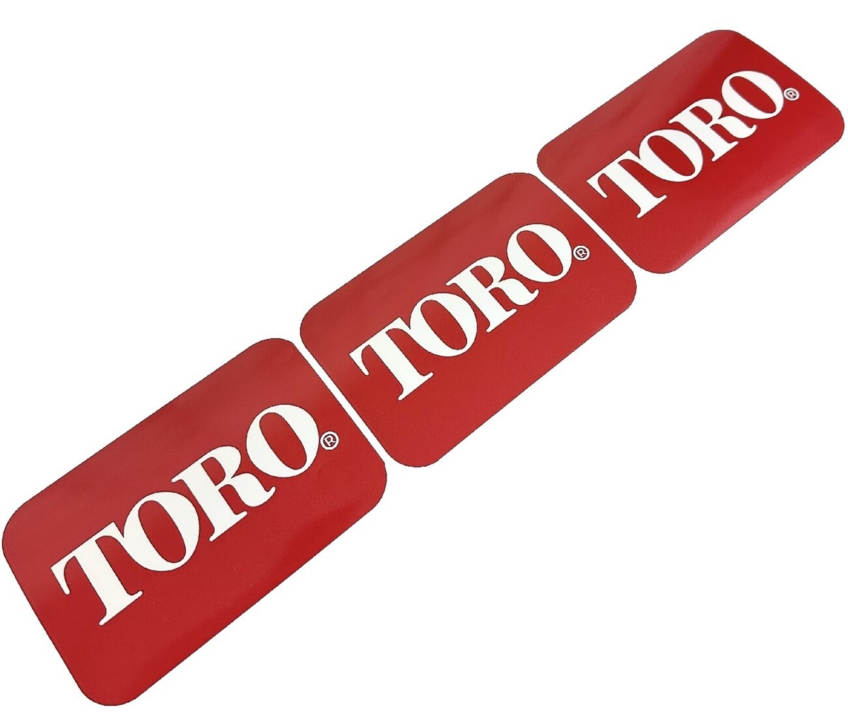 2 Decalcomanie in vinile logo TORO 4x6 - ZERO ADESIVI TURN