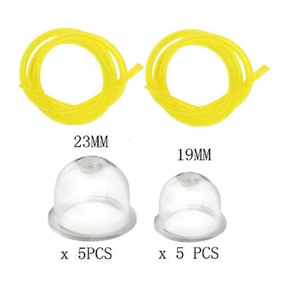 5x Primer Bulb Set + 2x Fuel Line For Victa For Echo For Homelite