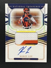 Korey Lee 2022 National Treasures Clutch Factor Patch Auto Holo Gold /25 Astros