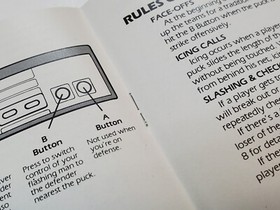 Blades of Steel Authentic Original NES Nintendo Manual Only *