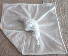 Carters Pacifier Security Blanket Plush Lovey Lamb Sheep White Gray