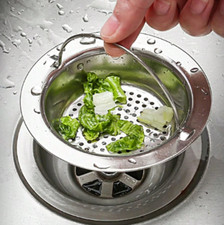 1pc Stainless Steel Sink Strainer Basket   Anti-Clog Drain Stopper for Kitchen