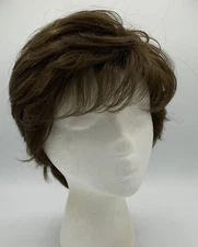 Jon Renau Nature Blend Modacrylic Synthetic Wig Dark Brown Layered Neckline