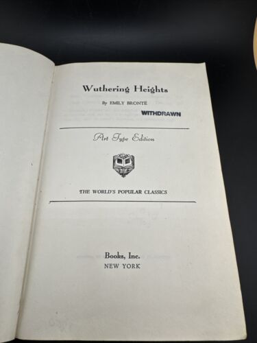 1936 Edition of Wuthering Heights - Picture 4 of 10