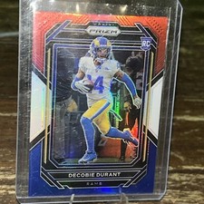 2022 Panini Prizm - Rookies Red White & Blue Prizm #347 Decobie Durant (RC)