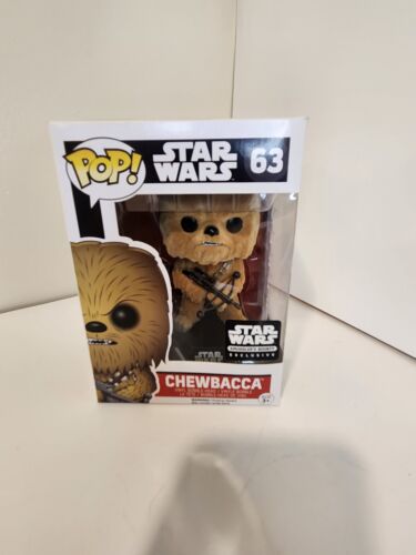 Funko POP! Star Wars Chewbacca #63 Flocked Smugglers Bounty - Picture 1 of 6