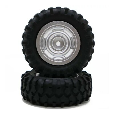 Silver Classico4 Alum Wheels 60mm Tires 1:18 Tetra Panda Hobbies PHTOPC636046ACS