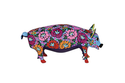 Oaxacan Wood Carving Candido Jimenez Pig Bees Mexican Folk Art Alebrije Oaxaca