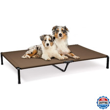Heeyoo Elevated Dog Bed, Cooling Raised Pet Cot with Chew Proof Mesh Fabric and