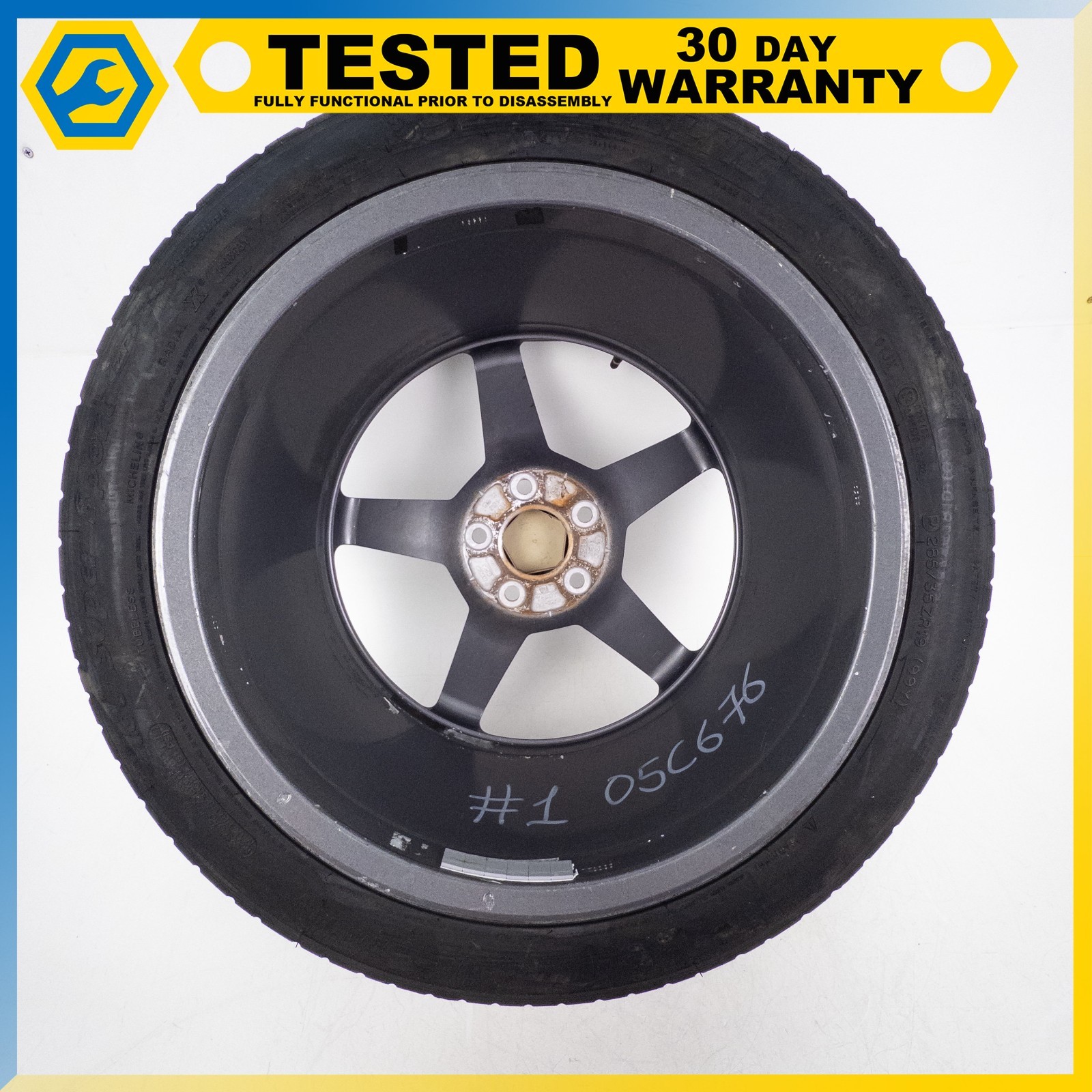 05-13 CHEVROLET CORVETTE C6 18x8.5/19x10 FRONT & REAR WHEEL RIM SET OEM