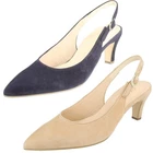 Ladies Gabor Suede Sling Back / Court Shoe With a 5.5 CM Heel '81.590'