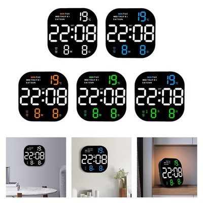 LED-Desktop-Wecker Dimmer-Tisch-Digital-Wanduhr für Teenager im