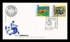 Dr Jim Stamps Venezuela 1995 UPAEP Theme Mail Transportation Vehicles 2v Set FDC