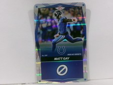 Matt Gay 2025 Uno NFL Elite ALT JERSEYS BLUE Foil #059 Indianapolis Colts