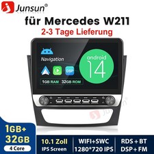 10.1'' Autoradio Android 15 GPS Navi CarPlay Für Mercedes CLS/E-Klasse W211 S211 10.1'' Autoradio Android 15 GPS Navi CarPlay Für Mercedes CLS/E-Klasse W211 S211