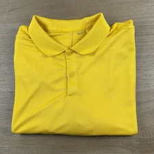 NEW Sz XL Nike Dri-FIT Victory Amarillo Yellow Mens Golf Polo Shirt DH0824-728