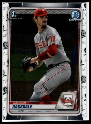 2020 Bowman Draft #BD-145 Carson Ragsdale Chrome