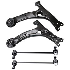 4pcs Front Lower Control Arm Ball Joint Sway Bar For 2004 2005-2009 Toyota Prius