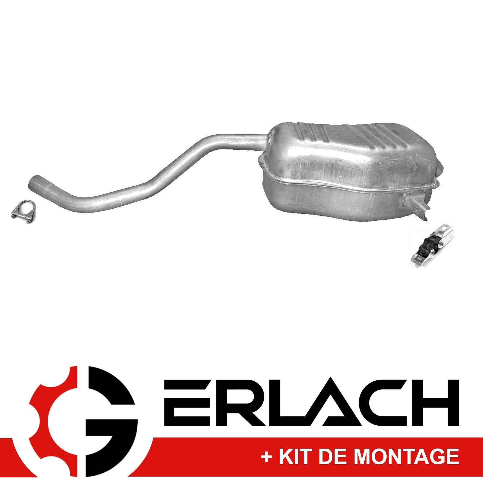 Silencieux arrière Clio 3 et Modus pot d'échappement 1.2 1.4 1.6