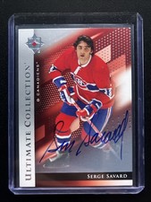 Serge Savard Autograph Montreal Canadiens