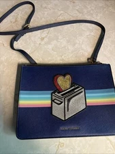 Marc Jacobs Rainbow Crossbody Bag Dark Blue Bright & Colorful Unique Designer