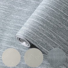 Plain Thick Textured Heavy Non-Woven Paste the Wall Wallpaper Embossed Roll