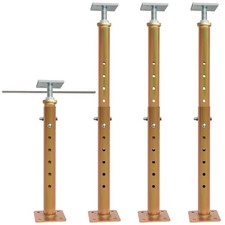 4 PCS Basement Floor Jack 19"- 36"(1'7"-3’), Adjustable Floor Joist Jack H