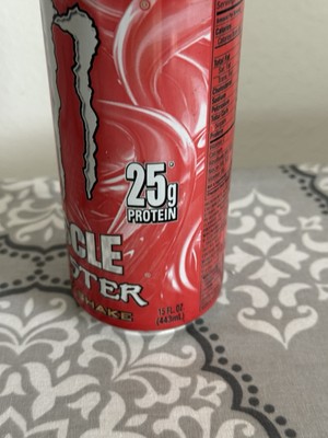 Monster Energy Muscle Strawberry SKU 0614 Full Cans Rare Golden