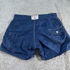 Birdwell Beach Britches Shorts Mens 32 Blue Boardshorts Swim Trunks Surf USA