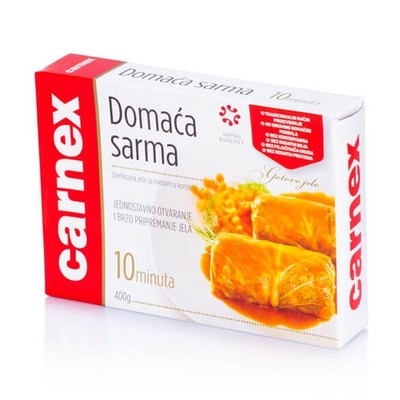 (12,48 EUR/kg) Carnex Sarma 400g Sauerkrautwickel Krautwickel Balkan