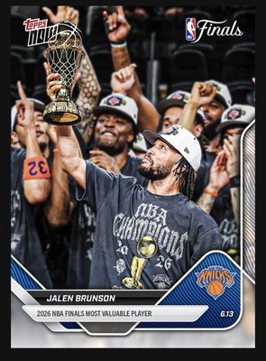 Jalen Brunson - 2025-26 NBA Topps NOW - Card 339 PRE ORDER