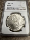 1898 O Morgan Dollar NGC MS 64
