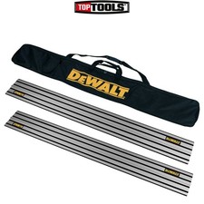 DeWalt DWS5022  2x 1.5M Plunge Saw Guide Rail with DWS5025 Guide Rail Carry Bag