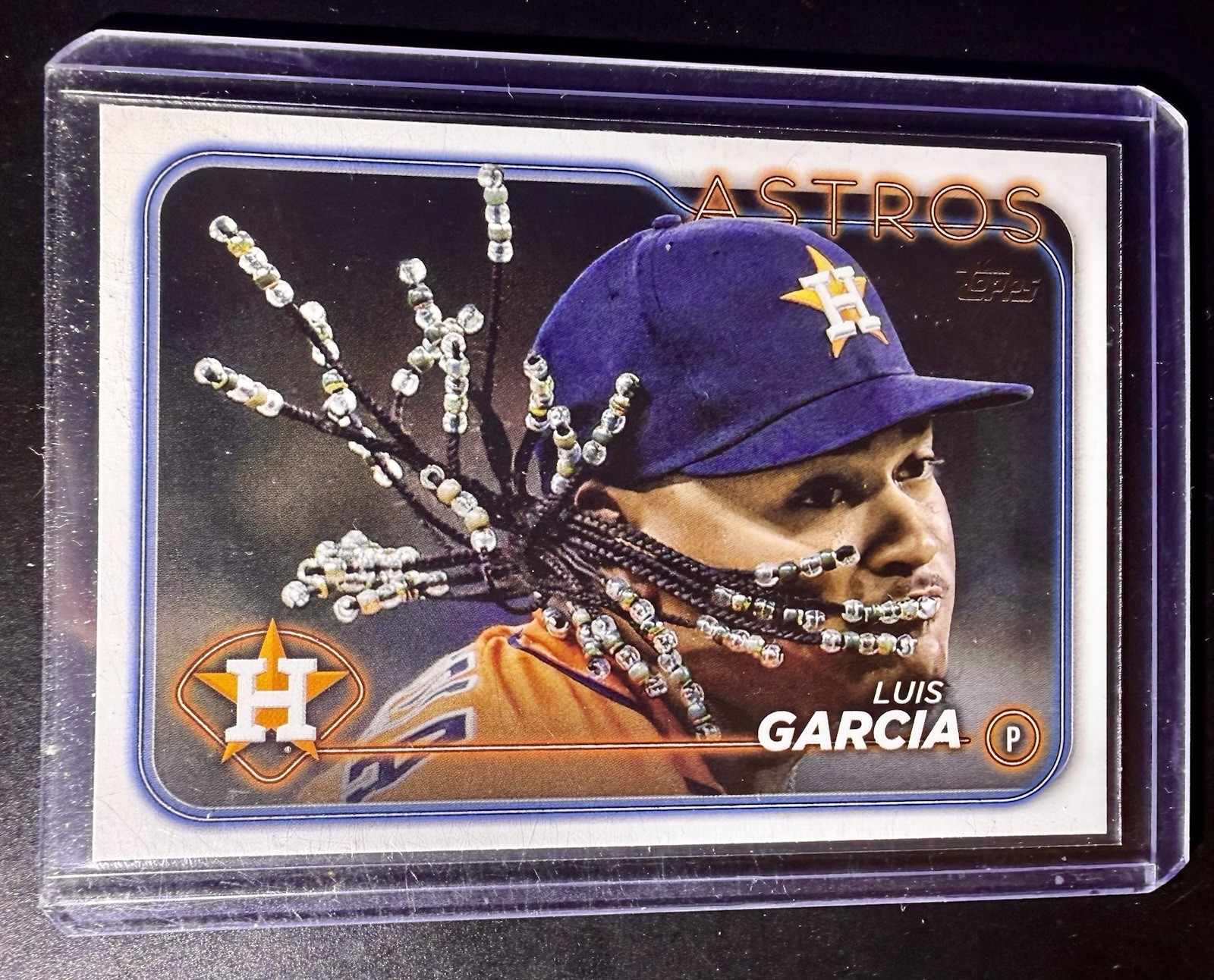 LUIS GARCIA 2024 Topps #359 Golden Mirror - HOUSTON ASTROS