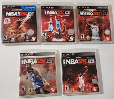 NBA 2K12-2K16 Bundle (PS3) 5 Game Lot - *Free S&H*