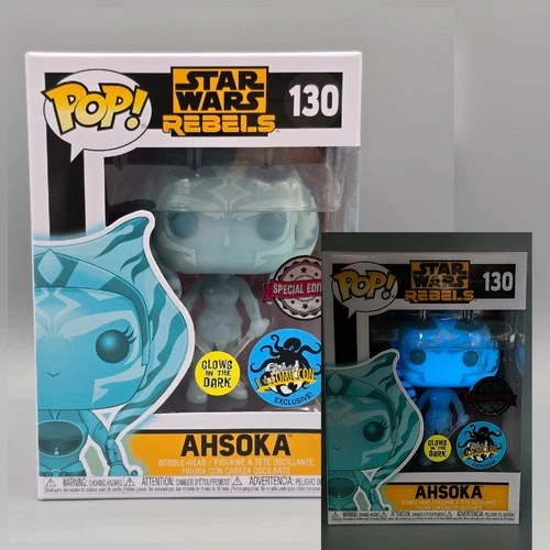 Funko Pop! Star Wars Rebels Ahsoka Tano #130 LA Comic Con Glow in the Dark GITD